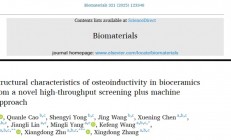 基于3D打印高通量筛选结合机器学习探究生物陶瓷骨诱导性的最佳结构特征